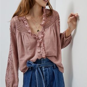 Stephanie Lace Buttondown